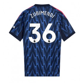 Pánské fotbalový oblečení Arsenal Martin Zubimendi #36 Venkovní košile 2025-26 Krátkým Rukávem